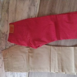 Tan Levi jeans 38x30- Red sold